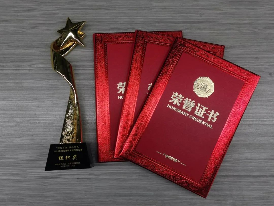 湖南省职工短视频大赛山河智能荣获多项奖励